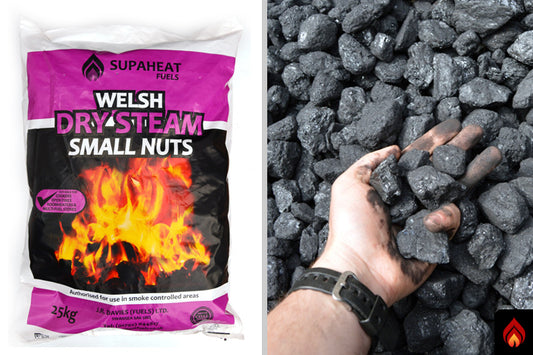 Welsh Dry Steam Coal Small Nuts - 1 Tonne